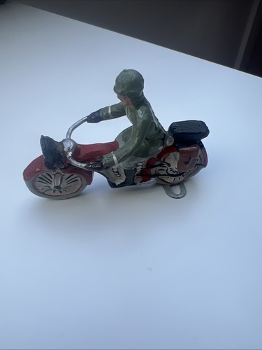 Soldat auf motorrad - soldat, massefigur